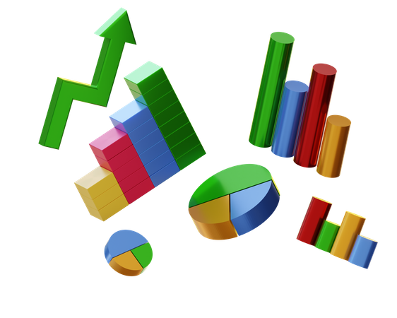 Analysis Chart  3D Illustration