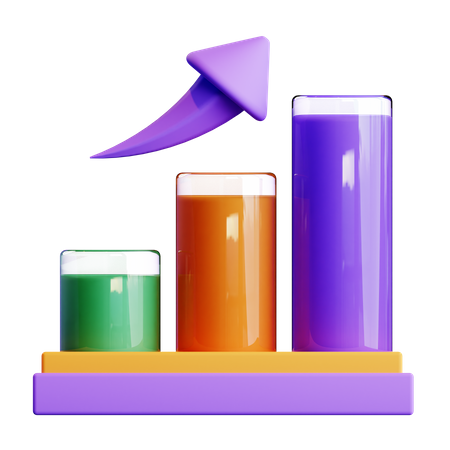 Analysis Chart  3D Illustration