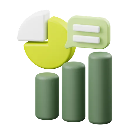 Analysis Chart  3D Illustration