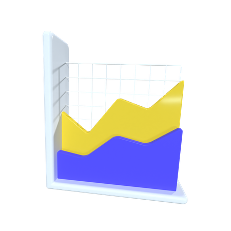 Analysis chart  3D Illustration