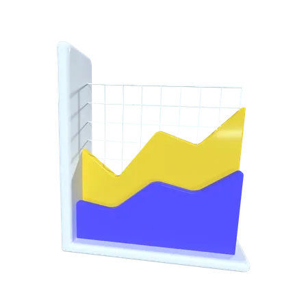 Analysis chart  3D Illustration