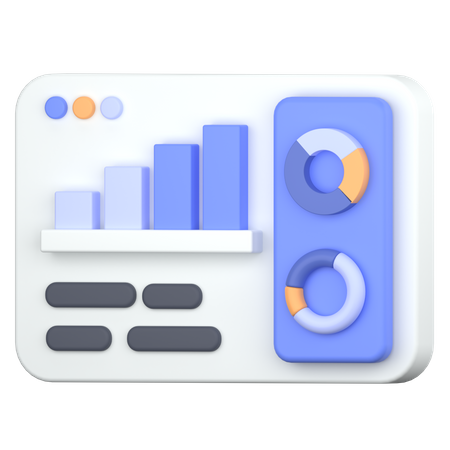 Analysis data  3D Icon