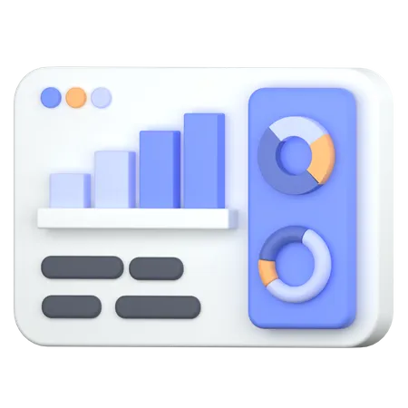 Analysis data  3D Icon