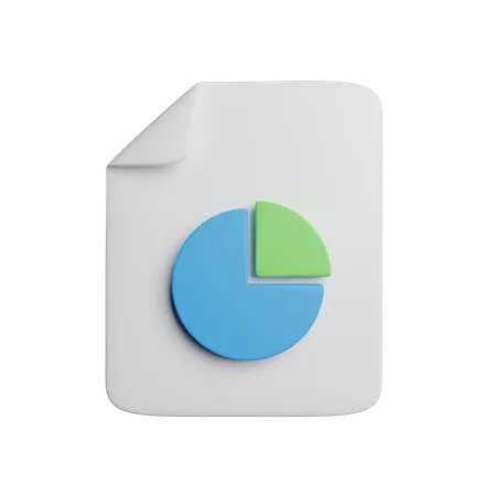 Persentation File Document 3D Icon