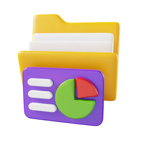 Analysis Folder  3D Icon