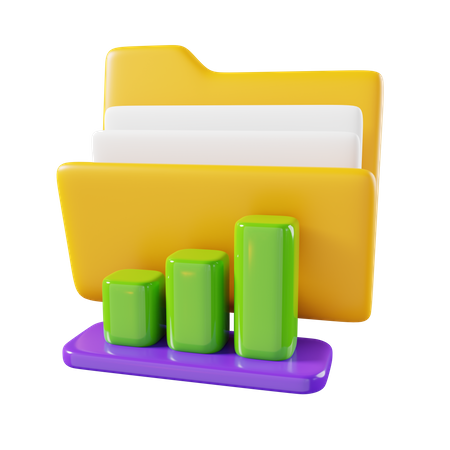 Analysis folder  3D Icon