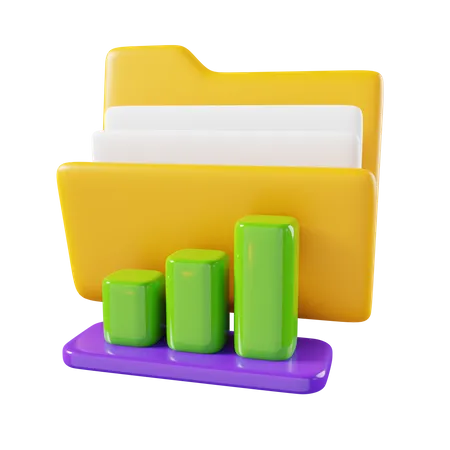 Analysis folder  3D Icon