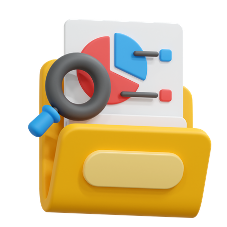 Analysis folder  3D Icon