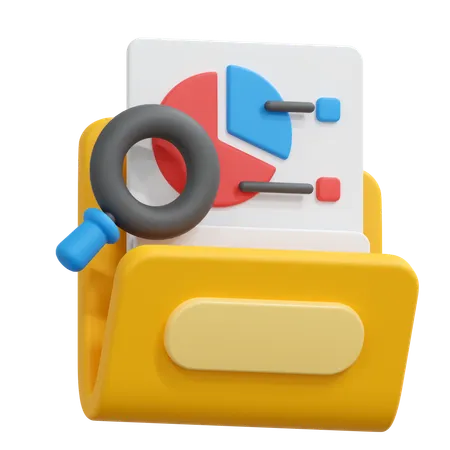 Analysis folder  3D Icon