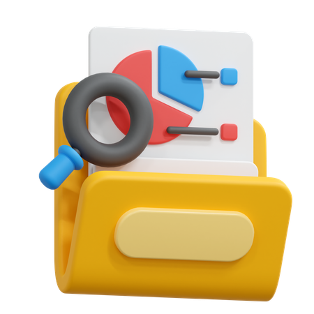 Analysis folder  3D Icon