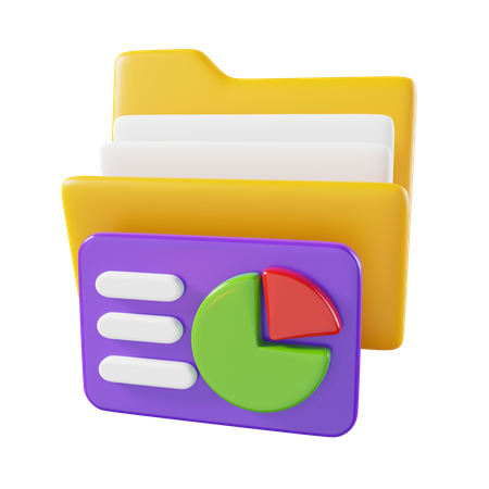 Analysis Folder  3D Icon