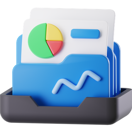 Analysis Folder  3D Icon