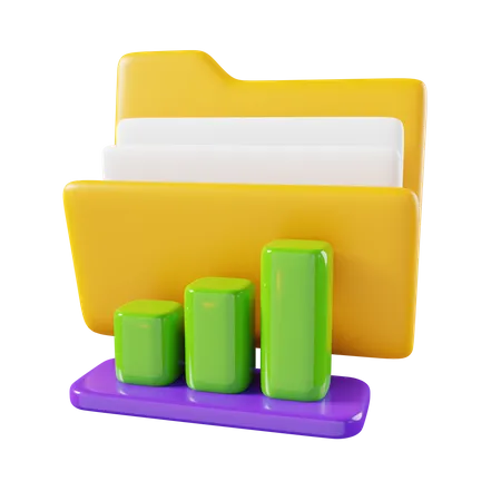 Analysis folder 3D Icon
