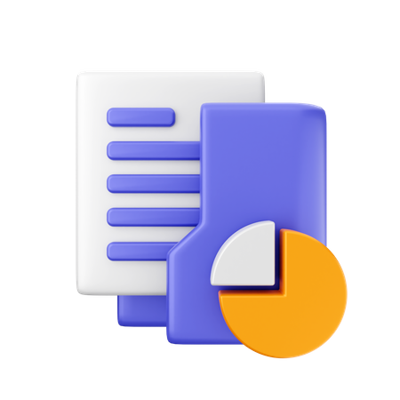 Analysis Folder 3D Icon