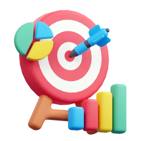 Analysis Goal Illustration 3D Icon