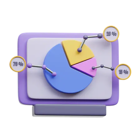 Analysis Graph  3D Icon