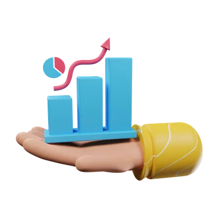 Analysis Growth  3D Illustration