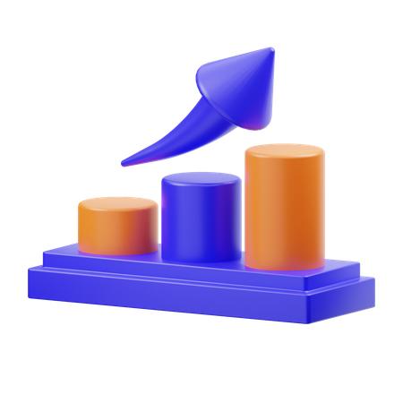 Analysis Growth  3D Icon