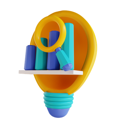 Analysis Idea 3D Icon