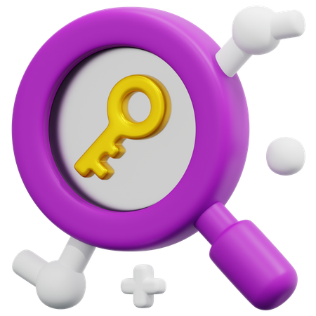 Analysis Key  3D Icon
