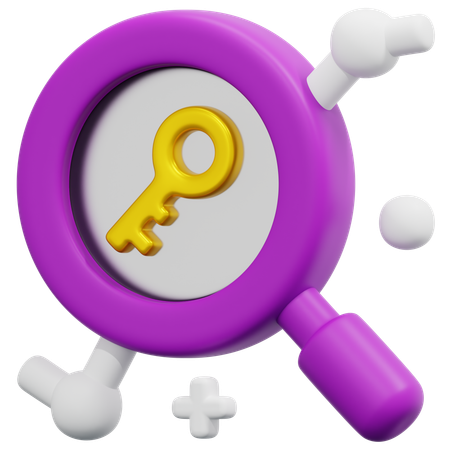 Analysis Key  3D Icon