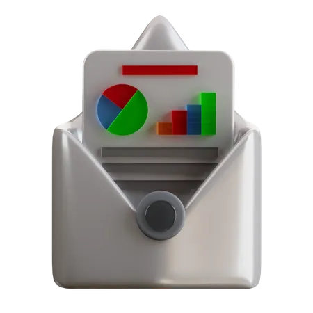 Analysis Mail  3D Icon