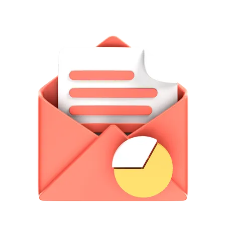 Analysis Mail  3D Icon