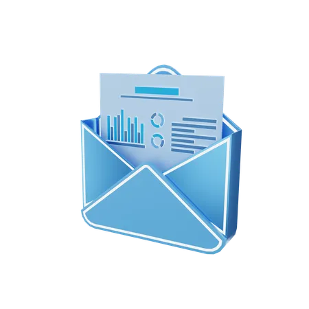 Analysis Mail  3D Icon