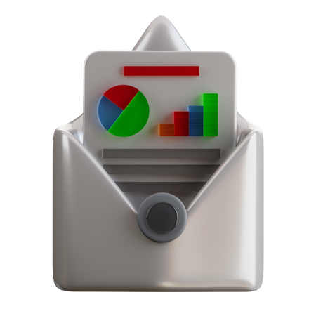 Analysis Mail  3D Icon