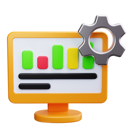 Analysis Management  3D Icon