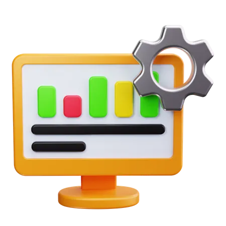 Analysis Management  3D Icon