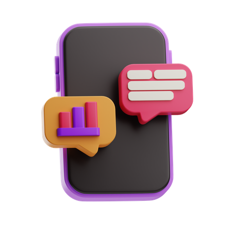 Analysis Message  3D Icon