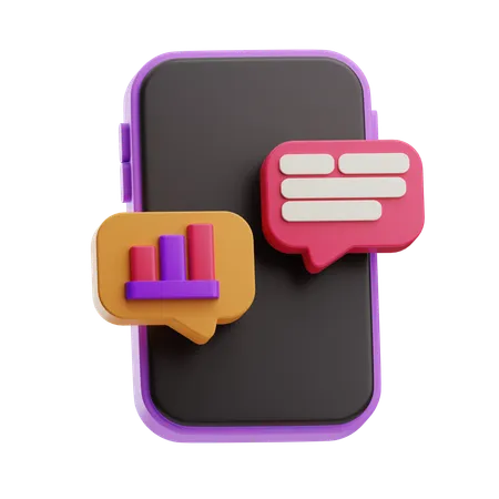 Analysis Message  3D Icon