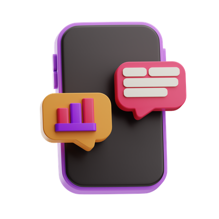 Analysis Message  3D Icon
