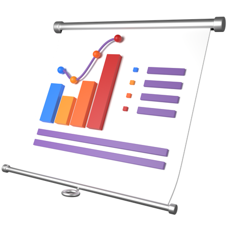 Analysis Presentation  3D Icon