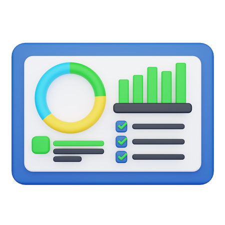 Analysis Presentation  3D Icon