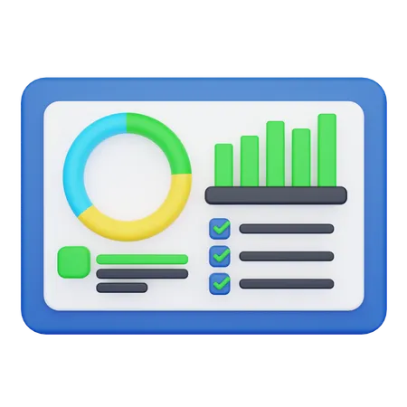 Analysis Presentation  3D Icon