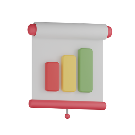 Analysis Presentation Board  3D Icon