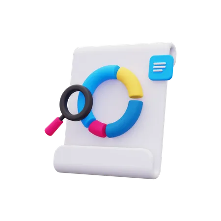 Analysis Research 3D Icon