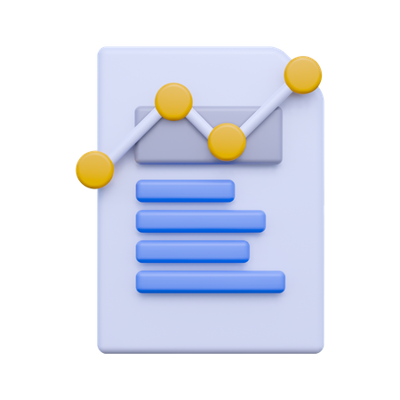 Analyste de documents  3D Icon