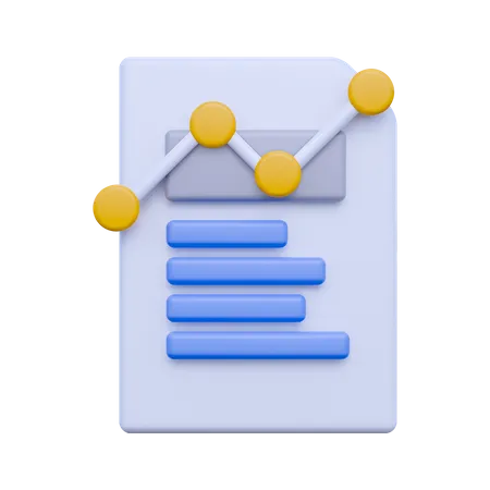 Analyste de documents  3D Icon