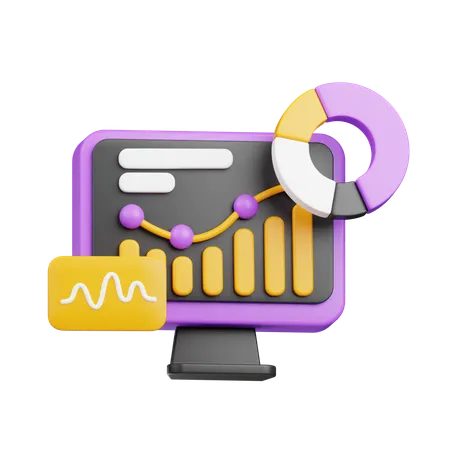 Analyste de données  3D Icon