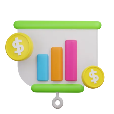 Analyste financier  3D Icon