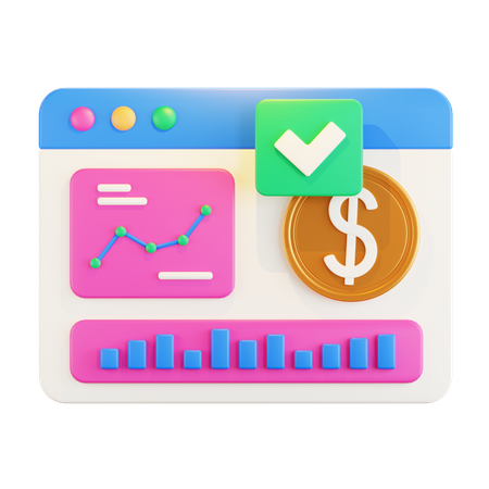 Analytic  3D Icon
