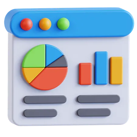 Analytic  3D Icon