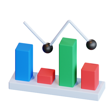 Analytic Chart  3D Icon