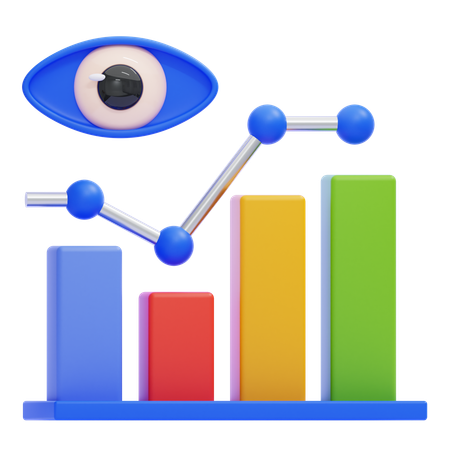 Analytic Eye  3D Icon