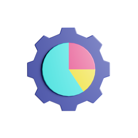 Analytic Management  3D Icon
