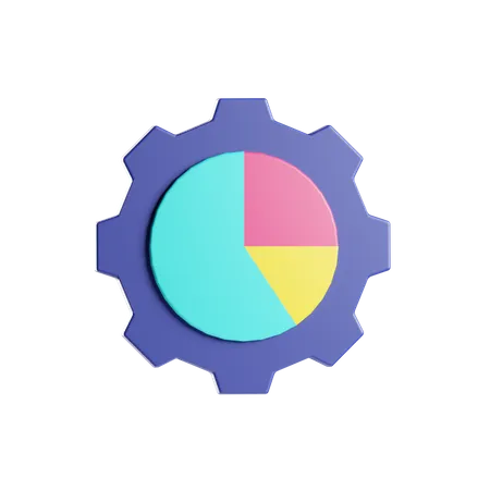 Analytic Management  3D Icon