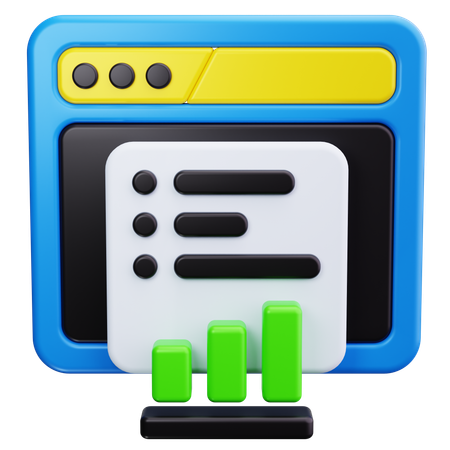 Analytics  3D Icon